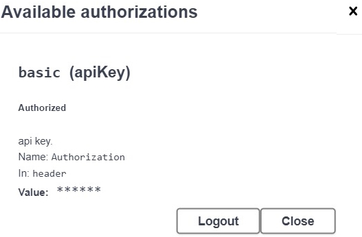  API Authorization